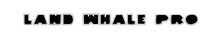 Land Whale Pro font preview