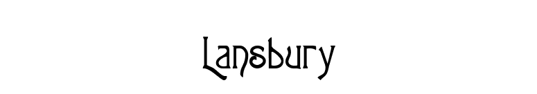 Lansbury font preview