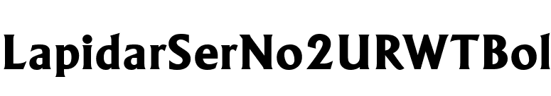 LapidarSerNo2URWTBol font preview
