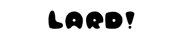 Lard! font preview