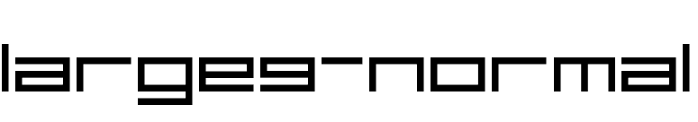 Large9-Normal font preview