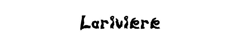 Lariviere font preview