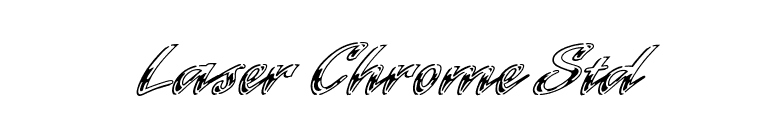 Laser Chrome Std font preview