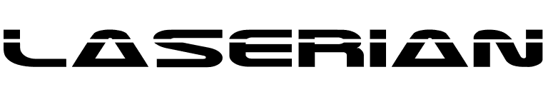 Laserian font preview