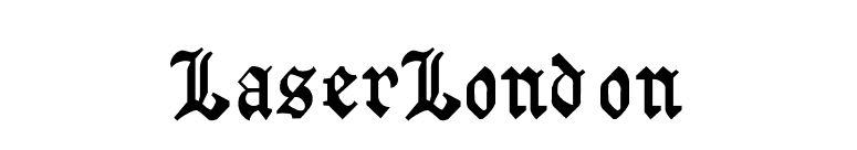 LaserLondon font preview