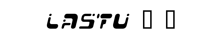 Lastu # 1 font preview