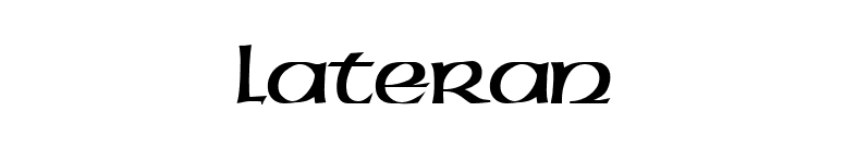 Lateran font preview