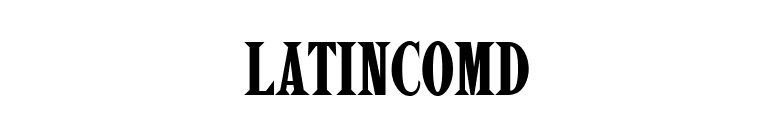 LatinComD font preview