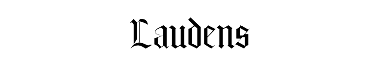 Laudens font preview