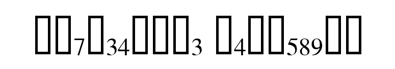 Lauderdale Fractions font preview