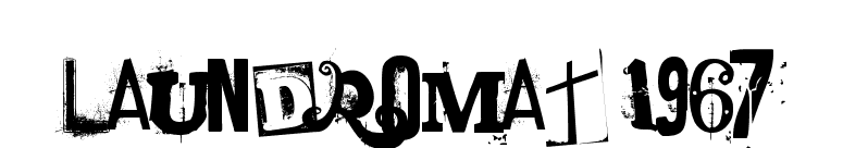 laundromat 1967 font preview