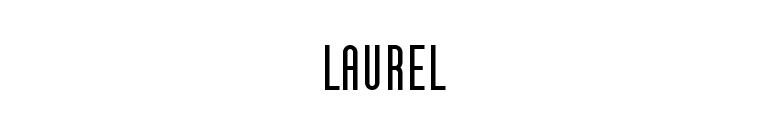 Laurel font preview