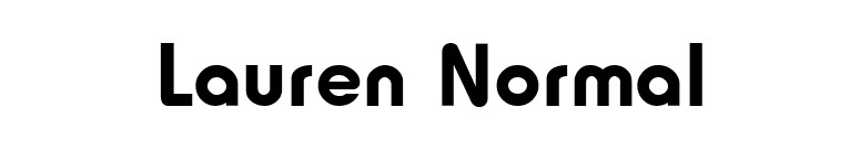 Lauren Normal font preview