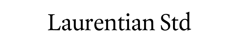 Laurentian Std font preview