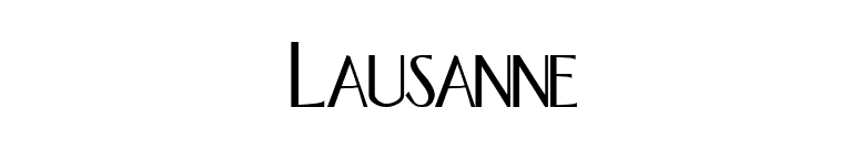 Lausanne font preview