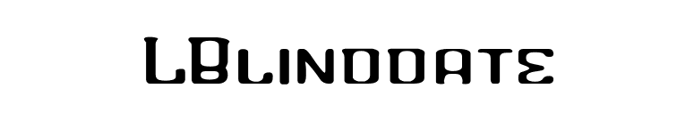 LBlinddate font preview