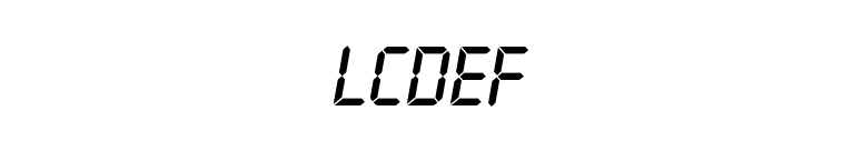 LCDEF font preview