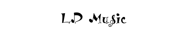 LD Music font preview