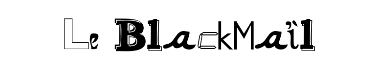 Le BlackMail font preview