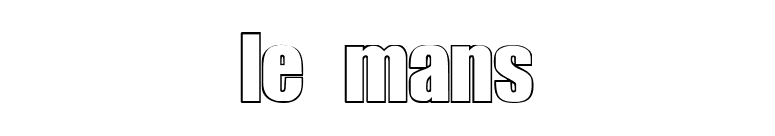 le mans font preview