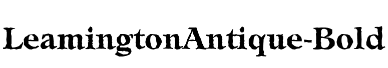 LeamingtonAntique-Bold font preview