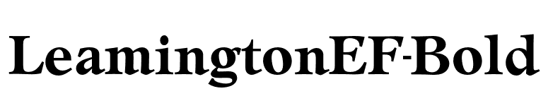 LeamingtonEF-Bold font preview