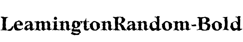 LeamingtonRandom-Bold font preview