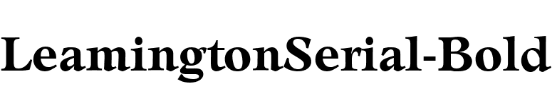 LeamingtonSerial-Bold font preview