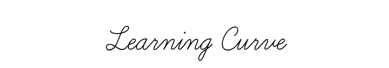 Learning Curve font preview