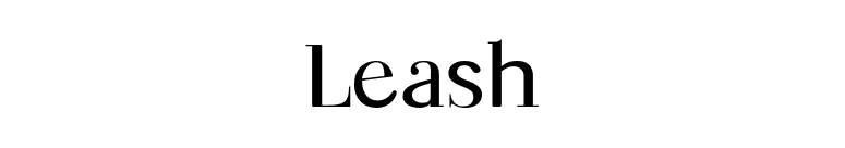 Leash font preview