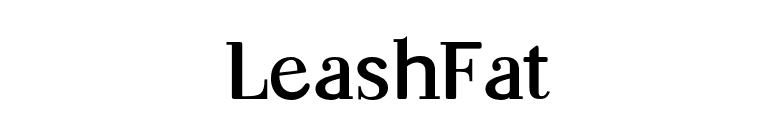 LeashFat font preview