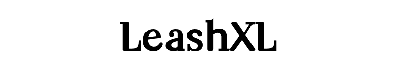 LeashXL font preview