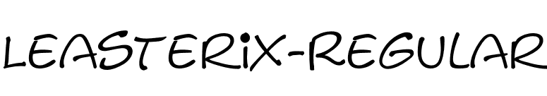 Leasterix-Regular font preview