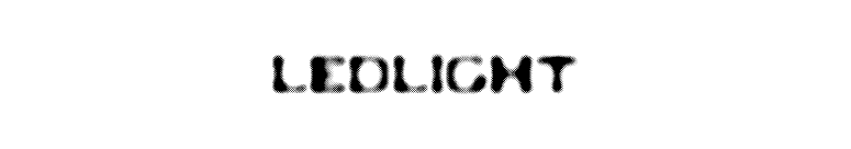 LEDLIGHT font preview