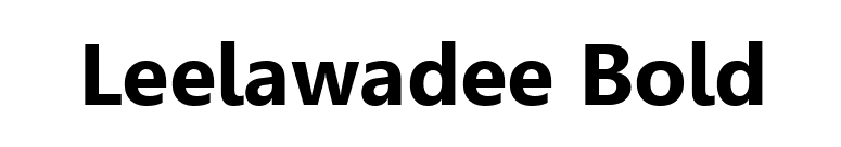 Leelawadee Bold font preview