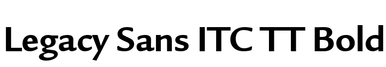 Legacy Sans ITC TT Bold font preview