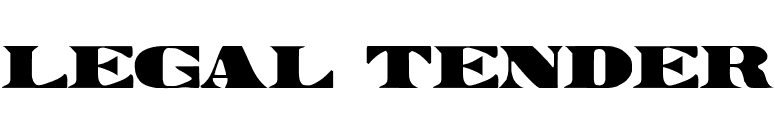 Legal Tender font preview