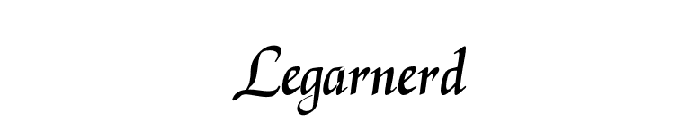 Legarnerd font preview