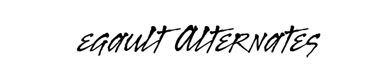 Legault Alternates font preview