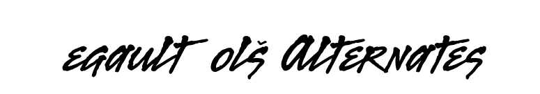 Legault Bold Alternates font preview