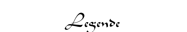 Legende font preview