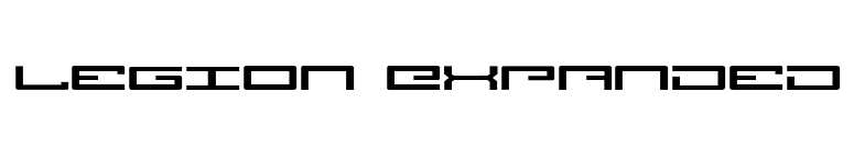 Legion Expanded font preview