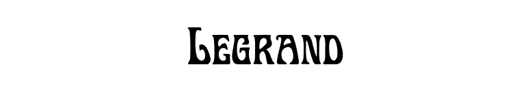 Legrand font preview