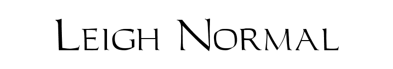 Leigh Normal font preview