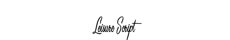 Leisure Script font preview