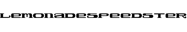 LemonadeSpeedster font preview