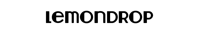 Lemondrop font preview