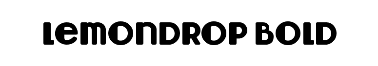 Lemondrop Bold font preview