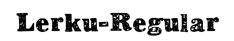 Lerku-Regular font preview