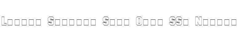 Letter Sweater Sans Open SSi Normal font preview